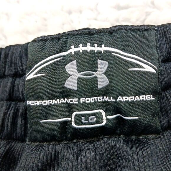Under Armour  Athletic Performance Football Graphic Sweat Shorts Men's L Black. - Picture 3 of 9
